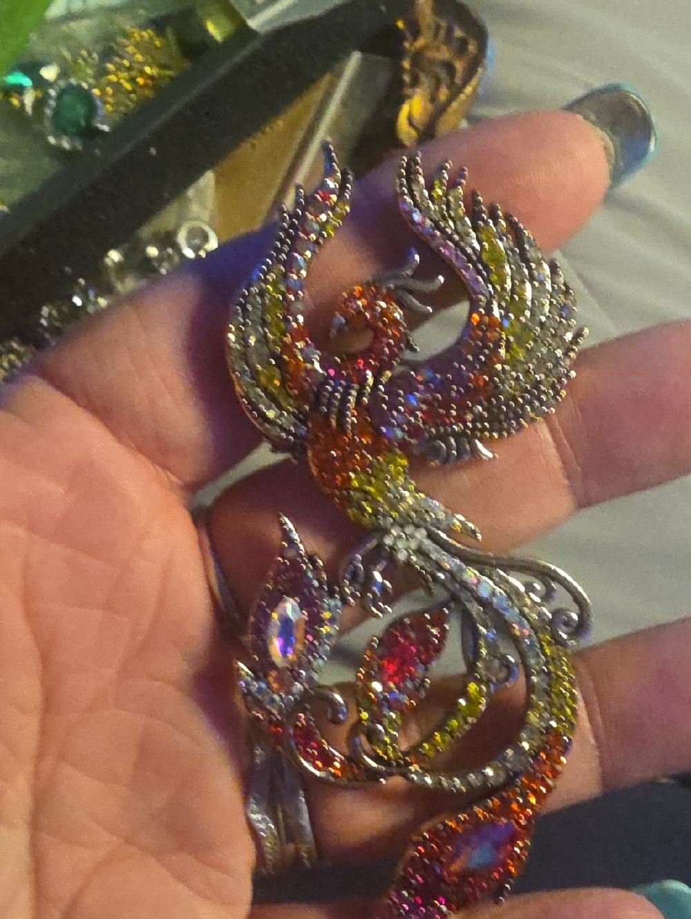 Phoenix brooch
